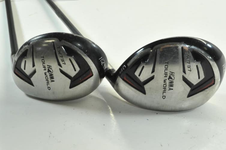 Honma Tour World TW737 22*, 25* Hybrid Set Stiff Flex Right Graphite # 189404