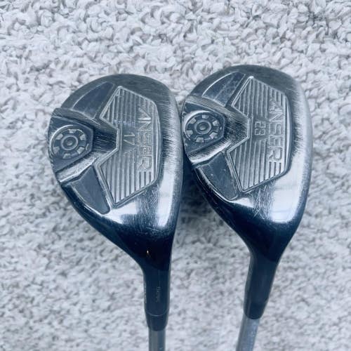 Ping Anser 17 and 23 degree hybrid Mens Right Handed Golf Club Regular Flex