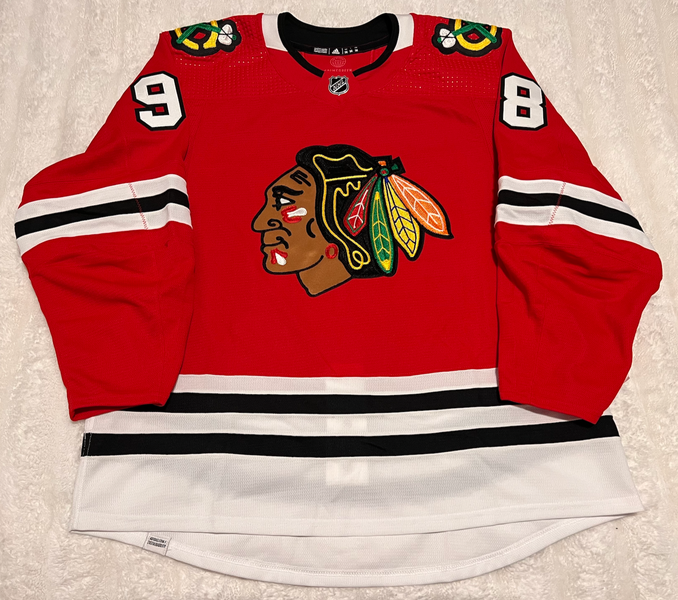 Chicago Blackhawks - Adidas Primegreen - Team Issued MiC Jersey - NWOT - Connor Bedard #98
