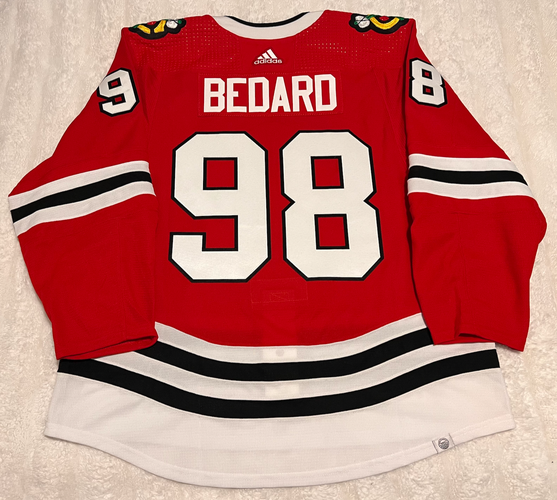 Chicago Blackhawks - Adidas Primegreen - Team Issued MiC Jersey - NWOT - Connor Bedard #98
