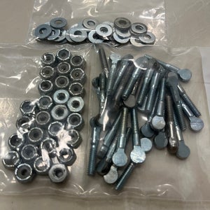 Lot Of 28 Bauer TUUK Custom + Hardware for Holders (28 Screws, 28 nuts, 28 washers)