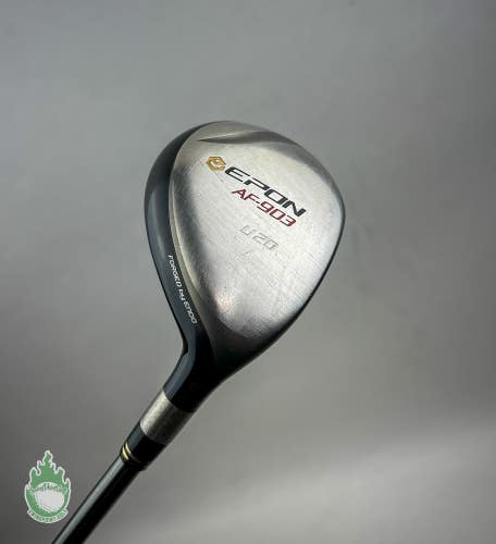 RH Epon Japan AF-903 Titanium Hybrid U20* UT-65 Stiff Flex Graphite Golf Club