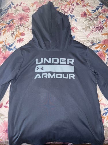 Blue Large Kids Unisex Under Armour Shirt (New)
