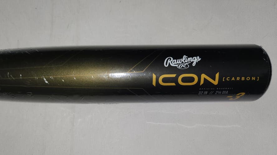 2023 Rawlings Icon Composite BBCOR Certified Bat (-3) 29 oz 32" (New)