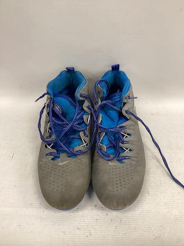 Used Nike LAX Cleats Mens Grey Senior 9 11851-S000035714