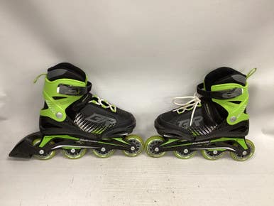 Used Bladerunner SKATE Junior Rec Fitness Skates Green Adjustable 11851-S000035652