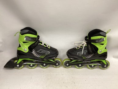 Used Bladerunner SKATE Junior Rec Fitness Skates Green Adjustable 11851-S000035652