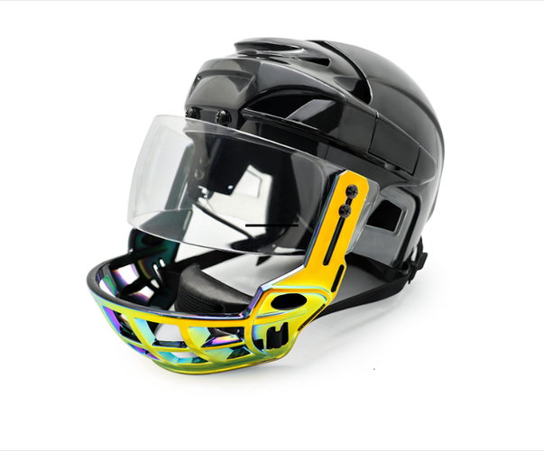 Ronin Jaw Protector(No Helmet/Visor included)(RED/Orange/Gold-Mirror Finish) (CE Certified)