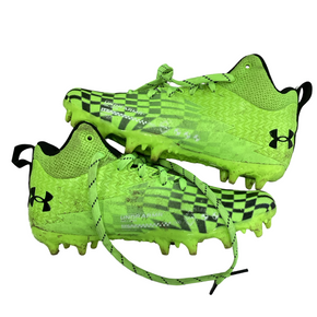 Used Under Armour Jr FB Cleats Green Junior 05 11613-S000165287