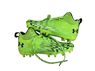 Used Under Armour Jr FB Cleats Green Junior 05 11613-S000165287