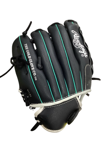 Used Rawlings FASTPITCH SOFTBALL BB/SB Glove RH Throw Black 11" 11613-S000165273