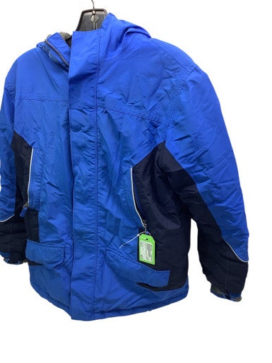 Used Lands End Outerwear Heavy Jacket Y Royal Blue LG 11347-S000252626