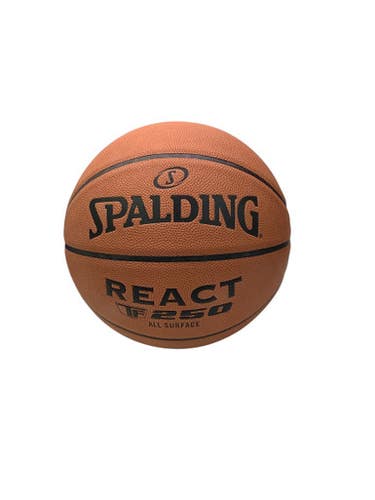 Used Spalding REACT 250 Basketball Adult Indoor 29 1/2" 11347-S000252620