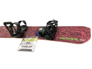 Used RAD AIR GROOVE Mens Board/Bindings Maroon 154 cm 11347-S000252612