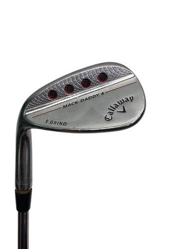 Used Callaway MACK DADDY 4 S GRIND Golf Wedge Mens LH 52 Degree 11347-S000252607