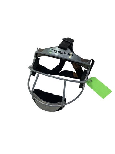 Used Champro SILVER MASK BB/SB Fielders Mask Grey SM 11347-S000252601