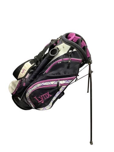 Used Lynx 7 WAY STAND BAG Womens Stand Bag Purple 11347-S000252574