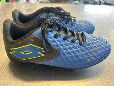 Used Lotto Soccer Cleats Royal Blue Junior 02.5 11868-S000064477