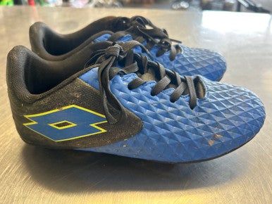 Used Lotto Soccer Cleats Royal Blue Junior 02.5 11868-S000064477
