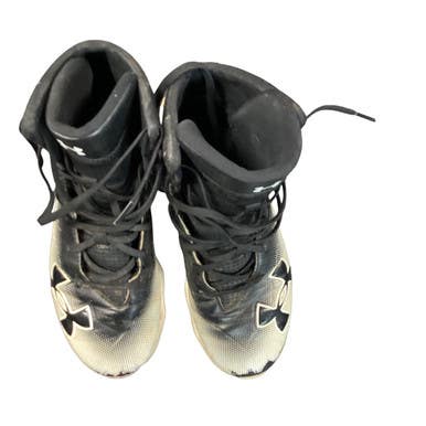 Used Under Armour Adult FB Cleats Black Senior 6 11479-S000400650