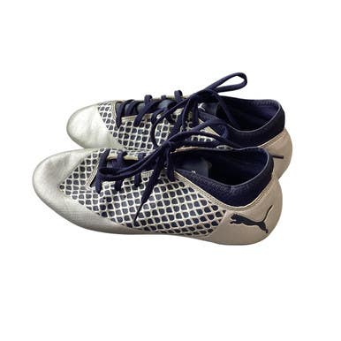 Used Puma Soccer Cleats Navy Blue Senior 5.5 11479-S000400713