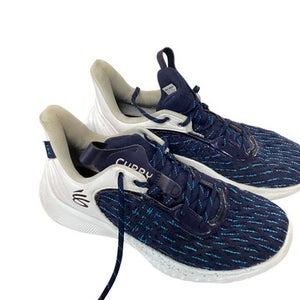 Used Under Armour Basketball Shoes M Navy Blue Senior 9 11479-S000400694