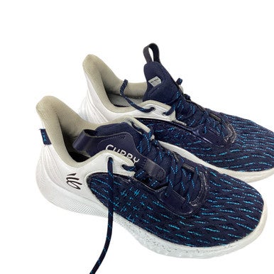 Used Under Armour Basketball Shoes M Navy Blue Senior 9 11479-S000400694