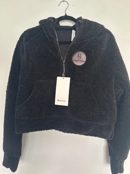 Lulu Lemon brand Scuba oversized 1/2 zip fleece hoodie