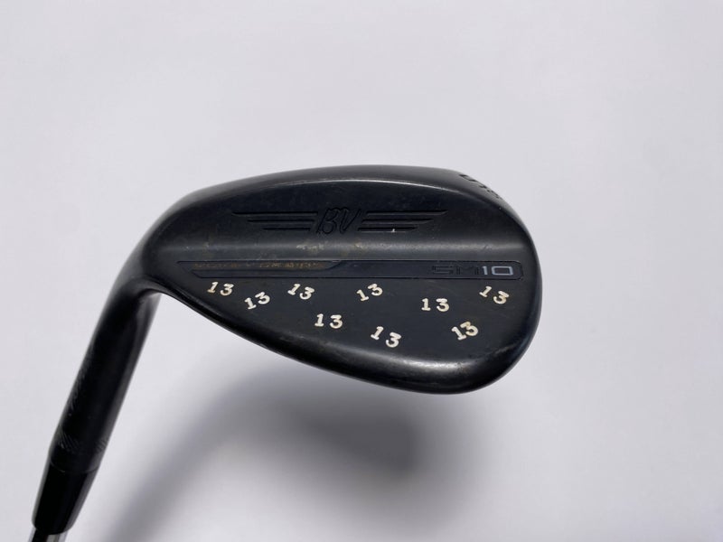 Titleist Vokey SM10 Jet Black Lob Wedge LW 58* 8 Bounce M-Grind KBS Mens LH