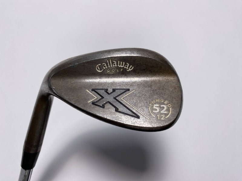 Callaway X Forged Gap Wedge GW 52* 12 Bounce Wedge Steel Mens LH