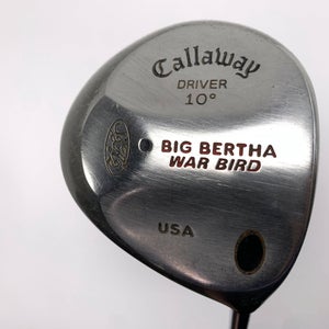 Callaway Big Bertha Warbird Driver 10* True Temper Memphis "10" Regular RH