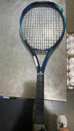 Used Yonex EZONE 100 Adult Tennis Racquet Carolina Blue 4 1/8" 11605-S000204480