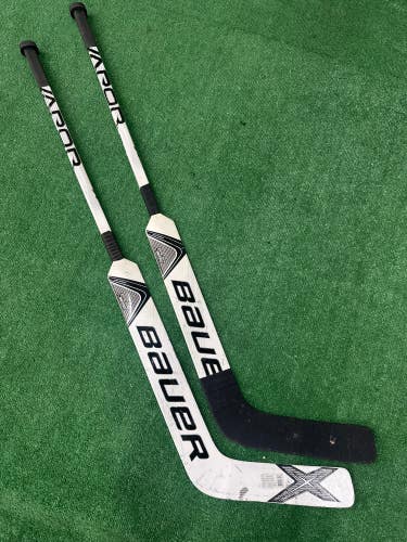 Intermediate Bauer Vapor 1X Goalie Stick Regular 23" Paddle (Used)