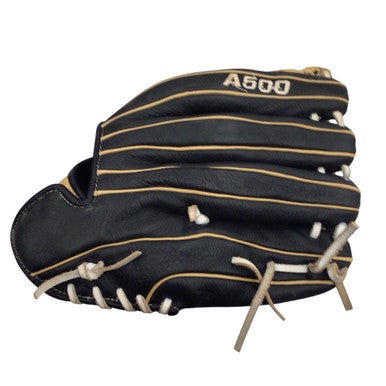 Used Wilson A 500 BB/SB Glove LH Throw Black 12 1/2" 11760-S000079918