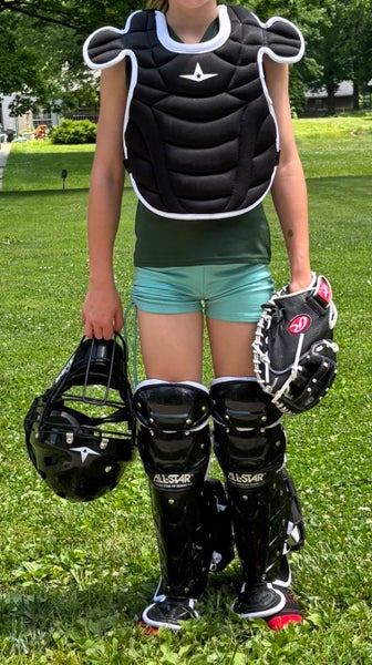 All star softball catcher’s set youth