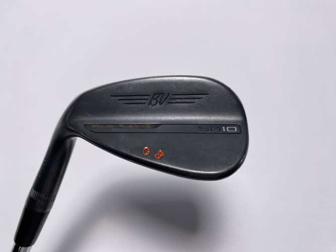 Titleist Vokey SM10 Jet Black Gap Wedge GW 48* 10 Bounce F-Grind Steel Mens LH