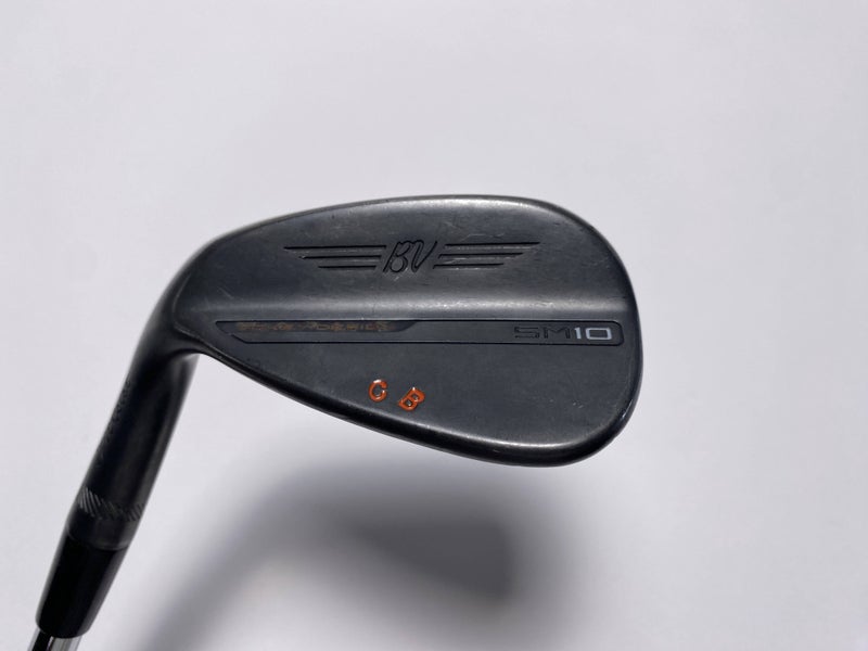 Titleist Vokey SM10 Jet Black Gap Wedge GW 48* 10 Bounce F-Grind Steel Mens LH