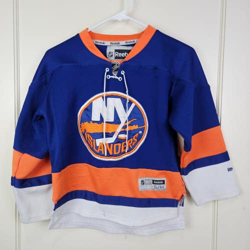 New York Islanders NHL Home Sewn 2016 Reebok Hockey Jersey Kid's Youth Size S/M