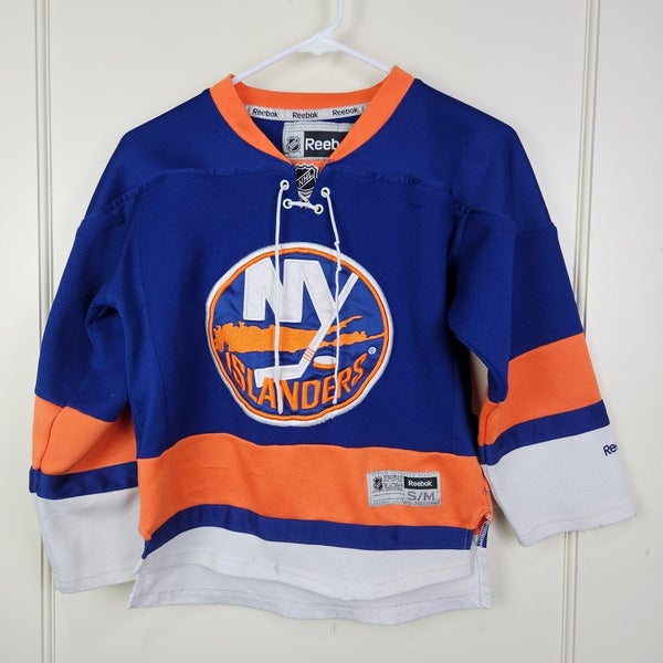 New York Islanders NHL Home Sewn 2016 Reebok Hockey Jersey Kid's Youth Size S/M