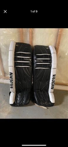 37" 2011 Vaughn Velocity V4 Goalie Leg Pads (Used)
