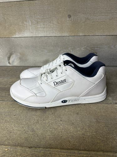 Mens Dexter Ricky II 2 Bowling Shoes White Black Size 10 M