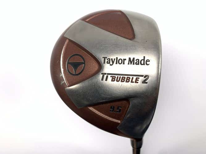 TaylorMade Ti Bubble 2 Driver 9.5* Bubble 2 S-90 90g Stiff Graphite Mens RH