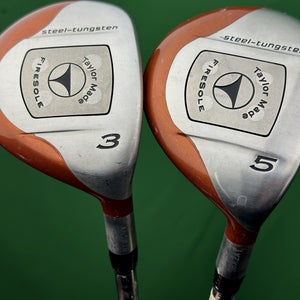 TaylorMade Firesole Fairway Wood Set 3-Wood, 5-Wood Steel Rifle Regular Flex RH