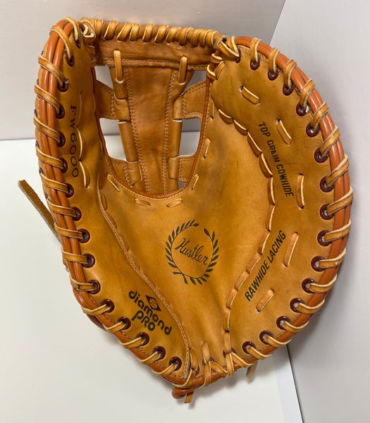 Vintage Elite "Diamond Pro" FW6000 Baseball Catcher's Mitt Top Grain Cowhide Made in Korea