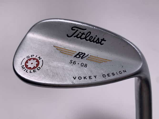 Titleist Vokey Spin Milled Chrome 2009 Sand Wedge SW 56* 8 Bounce Wedge RH