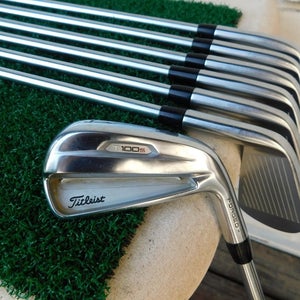 Titleist T100S Forged (4i-PW) Iron Set w/ Project X 6.0 110g Stiff Flex Shaft
