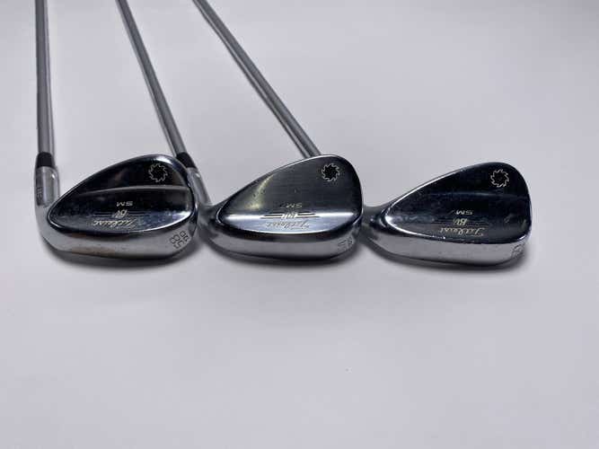 Titleist Vokey SM7 Tour Chrome Wedge Set 50* 12 54* 10 58* 12 TT DG Mens RH