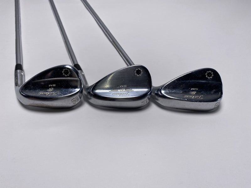 Titleist Vokey SM7 Tour Chrome Wedge Set 50* 12 54* 10 58* 12 TT DG Mens RH