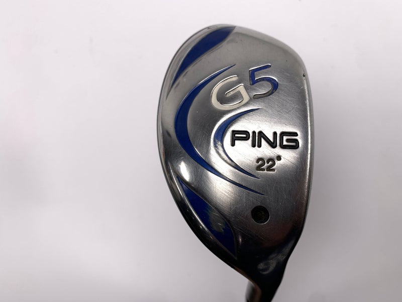 Ping G5 4 Hybrid 22* AeroTech SteelFiber i70 Stiff Graphite Mens RH