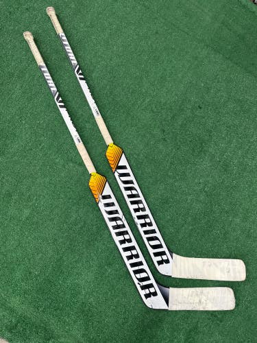 Senior Warrior Ritual V1 Pro + Goalie Stick Regular 23.5" Paddle (Used) Pack